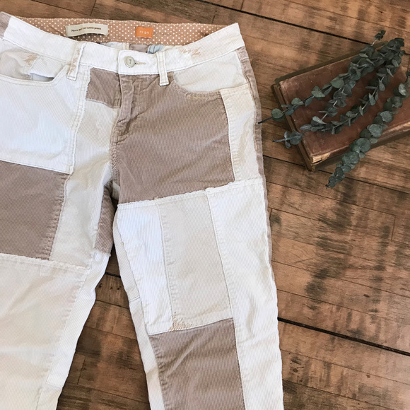 Anthropologie Pants - Pilcro & The Letterpress Patchwork Corduroy Pants